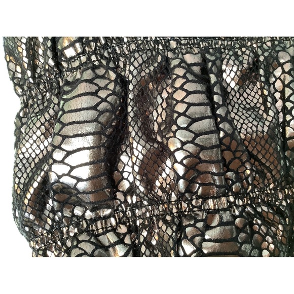 Luxurius Snake Print Leather Bag - Picture 5 of 6